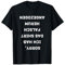 Lustiges Shirt mit Motto Spruch Falsch Herum Angezogen T-Shirt