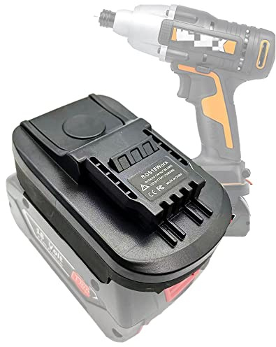 Akkuadapter für Worx 4-Pin Elektrowerkzeuge,für Bosch 18V GBA Akku Konvertieren in für Worx 20V 4-Pin Lithium Ionen Akku, für Bosch Professional Cordless Battery Converters
