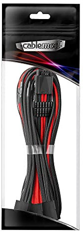 CableMod PRO ModMesh 12VHPWR auf 3X PCI-e Kabel - 45cm, schwarz/rot