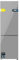 Cecotec Frigorífico Combi Bolero CoolMarket Combi 250 Grey Glass D. Compresor Inverter Plus, Cristal Gris 180X55Cm, 250L, No Frost, Clase D, Multi Air Flow, Fast Cooling Y Cajón Humidity Box