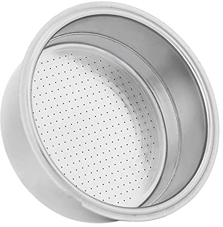 Caffettiera con Filtro, Doppio Strato in Acciaio Inossidabile per caffè 2 Tazze Accessori per Macchine a Cestello del Filtro Accessori di Ricambio Pressurizzato (Doppio)