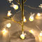 TSLBW Oster-Lichterkette 2 m 20 LED Oster-Dekoration, Lichterkette, batteriebetrieben, für Osterparty, Zuhause, Garten, Schlafzimmer, Dekoration
