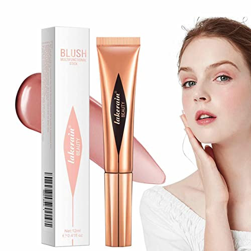 Textmarkerstift - cremiger Rouge-Highlighter-Stift - Liquid Blush & Highlighter Makeup Contouring Make-up-Highlighter und Farbe für Gesicht und Körper Suphyee