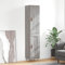 Tino Tech Highboard aus Holzwerkstoff 34,5x34x180cm Grau Sonoma Wohnzimmerschrank Holz Esszimmer Schrank Vorratsschrank Beistellschrank Hochschrank Wohnzimmer Küchenschrank Modernes Design