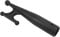 Lybunair Black Nylon Boat Hook, Easy Grip Unbreakable Docking Aid for Kayaks, Yachts