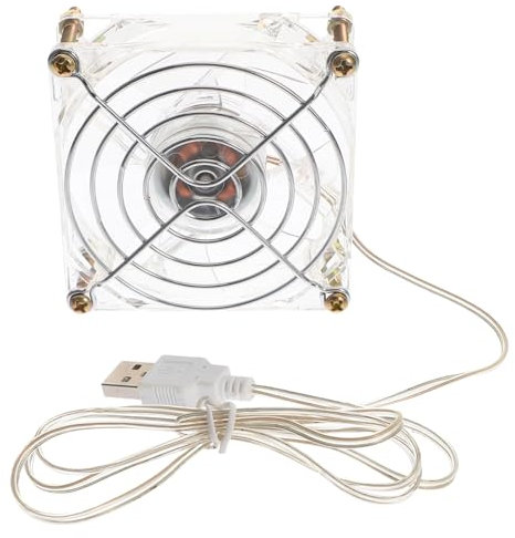 VANZACK Hamster Cooling Fan Colorful Small Pet Summer Cooling Fan Acrylic Guinea Pig Cage Cooling Fan for Hamster Rabbits Dogs Supplies