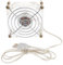 VANZACK Hamster Cooling Fan Colorful Small Pet Summer Cooling Fan Acrylic Guinea Pig Cage Cooling Fan for Hamster Rabbits Dogs Supplies