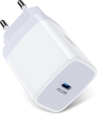 30W Schnellladegerät, PD3.0 Ladegerät USB C Fast Charger iPad Netzteil Power Adapter für iPhone 16/15/14/13/12/11,Samsung Galaxy S25 Ultra/S24/S23/S22/S21/S20/A55/A35/A15/A16/A25