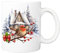 Pickhut Traditional Christmas Mugs - Hot Chocolate Mugs, Secret Santa & Stocking Filler Gifts for Christmas & Birthday, Xmas Eve Box (Traditional Winter Robin Mug)
