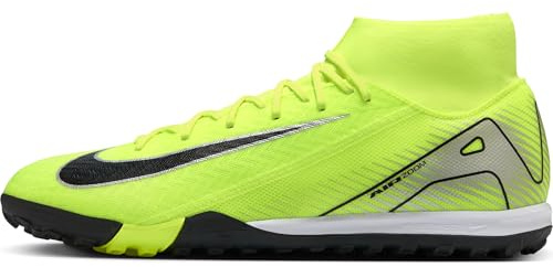 Nike Mercurial Superfly 10 Academy TF High-Top Football Boots FQ8331, Volt Black, 6.5 UK