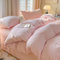 Covebett Bettwäsche 200x220 Kariert Rosa Weiß Karo Muster Modern Bettbezug Set Landhausstil Geometrisch Karomuster Renforce Gewaschene Microfaser Deckenbezug und 2 Kissenbezug 80x80 Reißverschluss