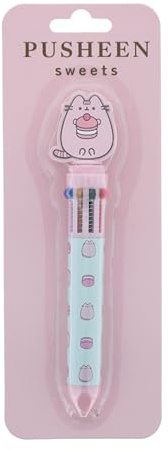 Pusheen Multi Colour Pen – 1 Random Design Sent | Cute Multicoloured Novelty Pen for Kids & Teens | Fun Pusheen Stationery & Gift
