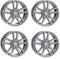 4x Alutec Felgen DRIVE X 9.5Jx21 ET35 5x112 metal-grey kompatibel mit MERCEDES-BENZ All Terrain 4matic E EQC 400 4matic EQS GL GLC GLE