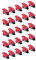 GNURBDILFO Kunststoff 12Mm Kippschalter Sicherheitsabdeckung Protector Cap Guard 25Pcs Red
