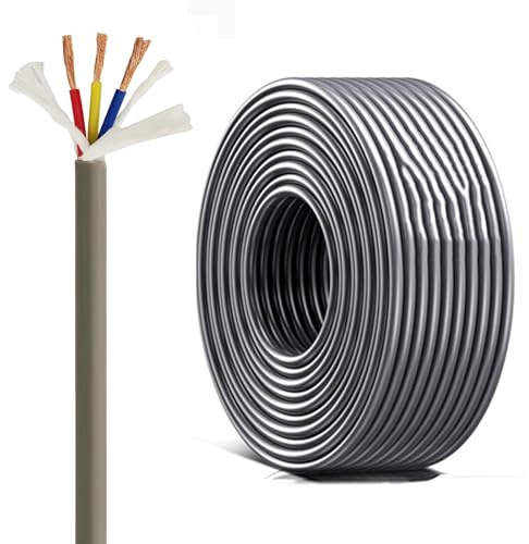 Câble De Commande Flexible Multiconducteur TRVV À 3 Conducteurs, Conducteur En Cuivre Pur Sans Oxygène, For Chaînes De Machines-outils, Tension Nominale 300/500 V(320ft,3c-4mm2)