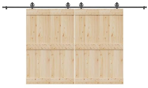Composants de rail pour portes coulissantes, kit de ferrures de porte coulissante 400 cm en acier noir pour armoires, armoires, armoires murales