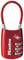 Master Lock 4688DRED Candado para equipaje con cable aceptado TSA, rojo por Master Lock