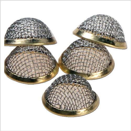 JUMBO CONCAVE 20mm PIPE BOWL GUAZE 10 PACK OF STEEL SCREENS