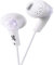 JVC HA-F160 Gumy Cuffia Auricolare, Bass Boost, Bianco