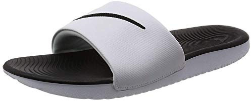 Nike Unisex Chicos Kawa Slide (GS/PS), White/Black, 37.5 EU