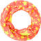 Compagno Damen Schal Loop mit Sternen oder Glitzer mit Farbverlauf Damenschal Schlauchschal Loopschal, SCHAL Farbe:Orange