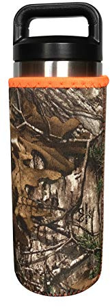 Koverz Neoprene 24-30 oz Water Bottle Insulator Cooler Coolie - Officially Licensed REALTREE XTRA Camouflage