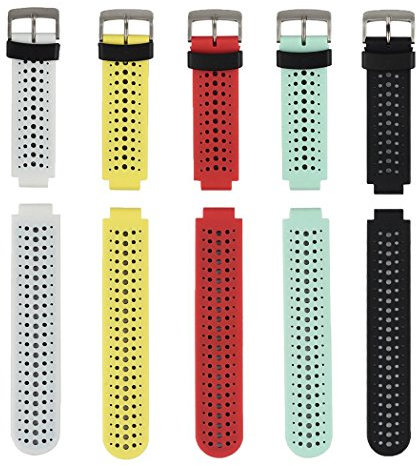 Garmin Forerunner 235, Armband, Uhrenband, weiches Silikon, Ersatzband, für Garmin Forerunner 235/220/230/620/630/735, Smart Watch, von Fit-power
