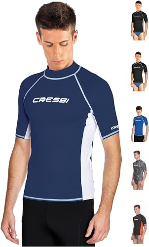 Cressi Men Rash Guard Man Rash Guard - Dark Blue, M/3 (50)