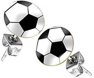 Piersando Ohrstecker Ohrringe Fahne Länderflagge Fanartikel Land Flagge Schmuck Fussball EM WM Eishockey Handball Basketball Frauen Männer 2024 Fußball Ball