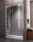 Cabine de douche avant 1 + 1 170 cm transparent porte coulissante et panneau fixe 2 cm de composition 168-170 cm