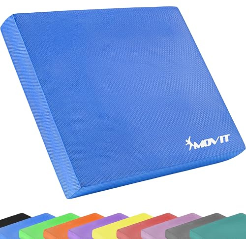 MOVIT® Balance Pad 50 x 40 x 6 cm, TPE, rutschfest, 10 Farben | TPE-Wackelkissen mit Waffelstruktur für Balance, Koordination, Yoga, Pilates, Core- und Reha-Training, hautverträglich