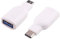 PremiumCord Adaptador USB 3.1 C a USB 3.0 A Macho a Hembra OTG Blanco