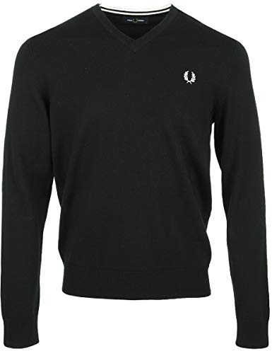 Fred Perry Classic V Neck Jumper, Maglione - L