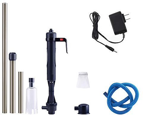 Aquarium Reinigungsset, Aquarium Mulmsauger Kiesreiniger, Aquarium Reiniger mit Drei Modi für Aquarien Algen/Kies/Schmutz Reinigung Wasserwechsel Pumpe Gravel Cleaner
