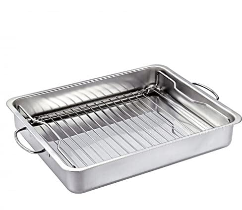 Küchenprofi 1066632840 Grill- und Ofenbräter STYLE, 40 cm BBQ, Edelstahl, 6.8 liters, Silber