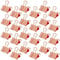 LELE LIFE Same Size Rose Gold Binder Clips, 24Pack Large Paper Clamps, Rust-Proof File Paper Money Clamps, Binder Paper Clips for Office Home School, 1.6in 41mm