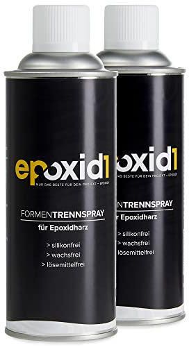 epoxid1® Epoxidharz Trennmittel Spray | Trennspray für Kunstharze | Made in Germany | ideale Trenn-und Gleitwirkung | Epoxy Zubehör