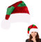 1 Stück Weihnachtsmütze,Nikolausmütze,Weihnachtsmann Mützen,Rot & Grün Santa Mütze,Rot Santa Hat Nikolaus Dicker Fellrand aus Plüsch Nikolaus Mütze,Weihnachten Hut,Weihnachtliche Mütze für Erwachsene