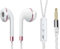 Auriculares Anillo para XIAOMI 11 Lite 5G NE con Micro Reglage Kit Mano Libre Auriculares Universal Jack (Rosa)