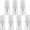 7-Pack 30ml Plastic Foamer Pump Bottle Empty Foam Dispenser Bottle Travel Soap Bottle for Cleaning, Hand Soap Foaming, Shampoo, Cosmetics Packaging (Transparent)