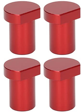 4 STÜCKE Bench Dog Holzbearbeitung Desktop Limit Blocks Multifunktionale Werkbank Limit Card Block Tischzubehör 20 mm Durchmesser Rot
