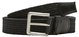 s.Oliver Men's Soft Accessories, Gürtel, Grey/Black, 85