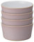 Denby - Impression Pink Straight Rice Bowls Set of 4 - Dishwasher Microwave Safe Modern Crockery - Ceramic Stoneware Tableware
