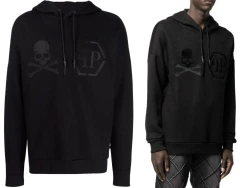 Philipp Plein Hooded Sweatshirt Sweater Jumper Hoody Sweatjacke Pullover Skull Kapuzenpullover (as3, alpha, x_l, regular, regular)
