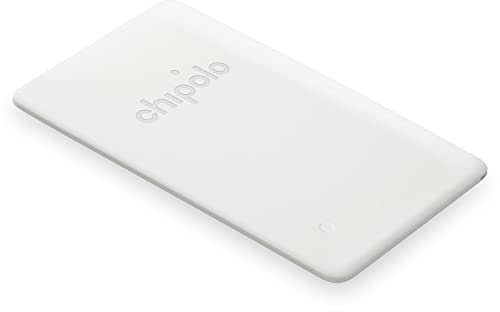 Chipolo CARD Point - Wallet Finder, Bluetooth Tracker for Wallet - Works with Google's Find My Device app (Android only) (Off white)