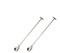 2 Pack Cocktail Mixing Spoons, 11 inch Stainless Steel Spiral Long Handle Cocktail Stirrers Spoons for Cocktail Shakers, Tall Cups & Pitchers (Silver)