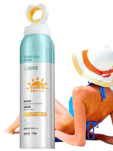 Onlynery Sonnenschutz Spray Für Das Gesicht & Körper, SPF 50, Ultraleichter, Wasserfester, Feuchtigkeitsspendend