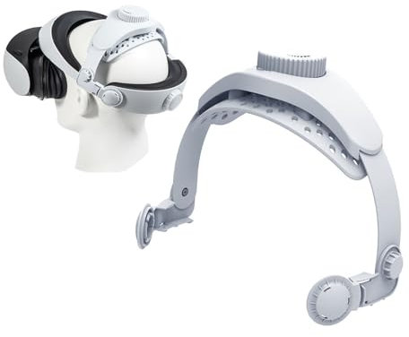 Einziehbarer, verstellbarer Kopfgurt, Zubehör, kompatibel mit Playstation VR2, reduzierter Druck, leichtes Kopfband, passend für PS5 VR2 Befestigung, verbesserte Unterstützung und Komfort im VR-Spiel,