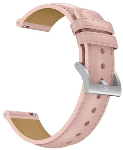 XIIORE Leder Armband Kompatibel mit Fitbit Versa Armband/Fitbit Versa 2 Armband, Klassische Ersatz Lederarmband Kompatibel mit Fitbit Versa/Versa 2/Versa Lite/SE, Damen Herren