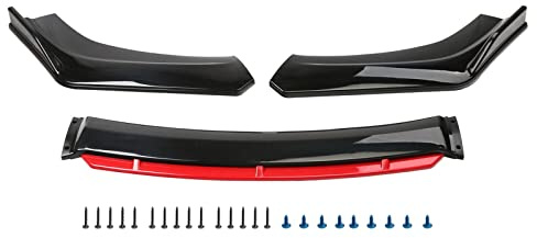 Artudatech Seitenschweller Auto, Auto-Frontstoßstangenlippe 4PCS Universal Car Front Bumper Lip Body Kit Splitter Spoiler Diffuser Protector Auto-Spoiler-Diffusor-Schutz
